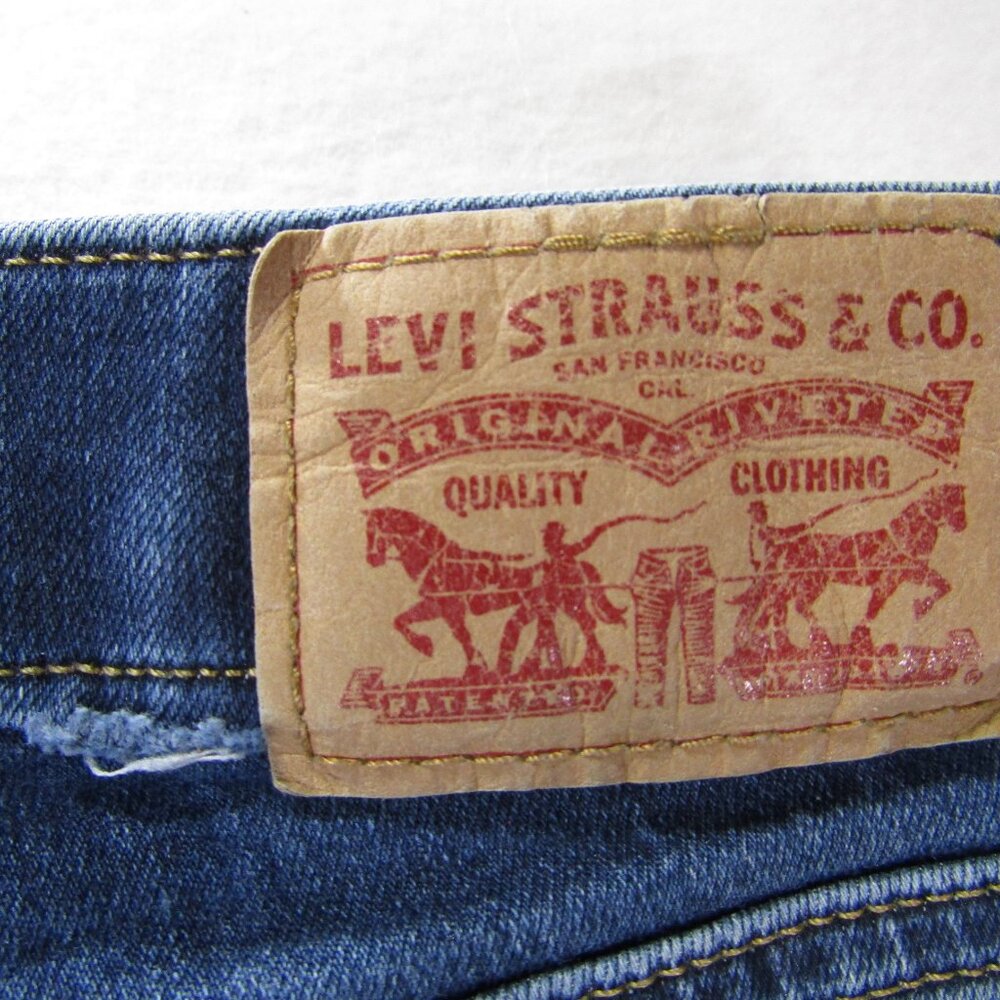 Levi's 312 Shaping Slim Midi Rise Denim Jeans Womens 27 Blue Medium Wash 1000181 - Picture 8 of 13